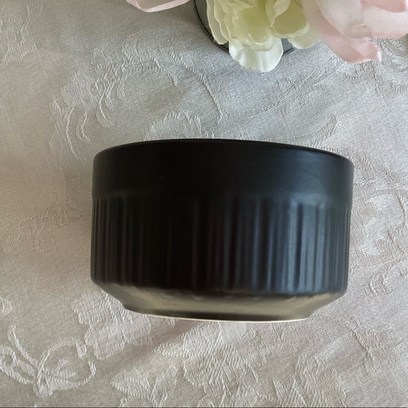 Vintage Rare 1960’s Mikasa Terra Stone Ink Black Creamer Pitcher and Sugar Bowl - Picture 10 of 11